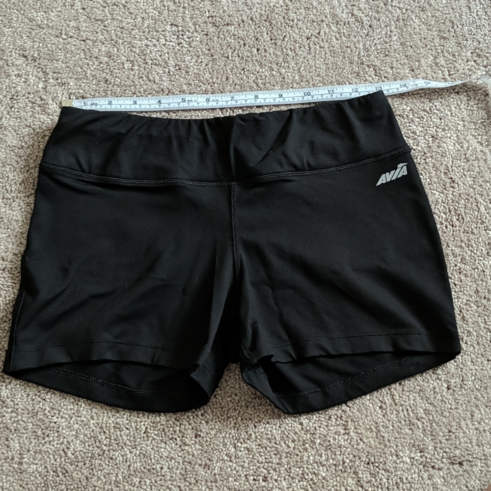 Avia Black Spandex Bike Shorts